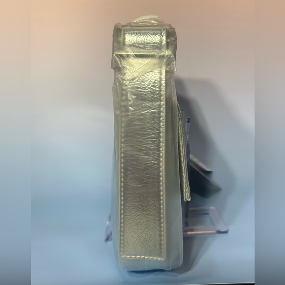 Nicole Miller Silver Crossbody Purse - Picture 4 of 4